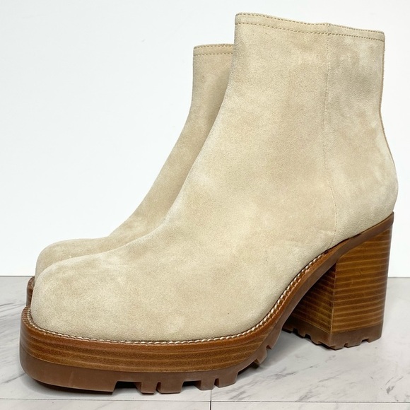 Jeffrey Campbell Abundant Sand Suede Bootie 11